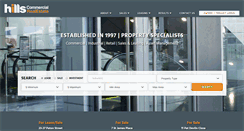 Desktop Screenshot of hillscommercial.com.au